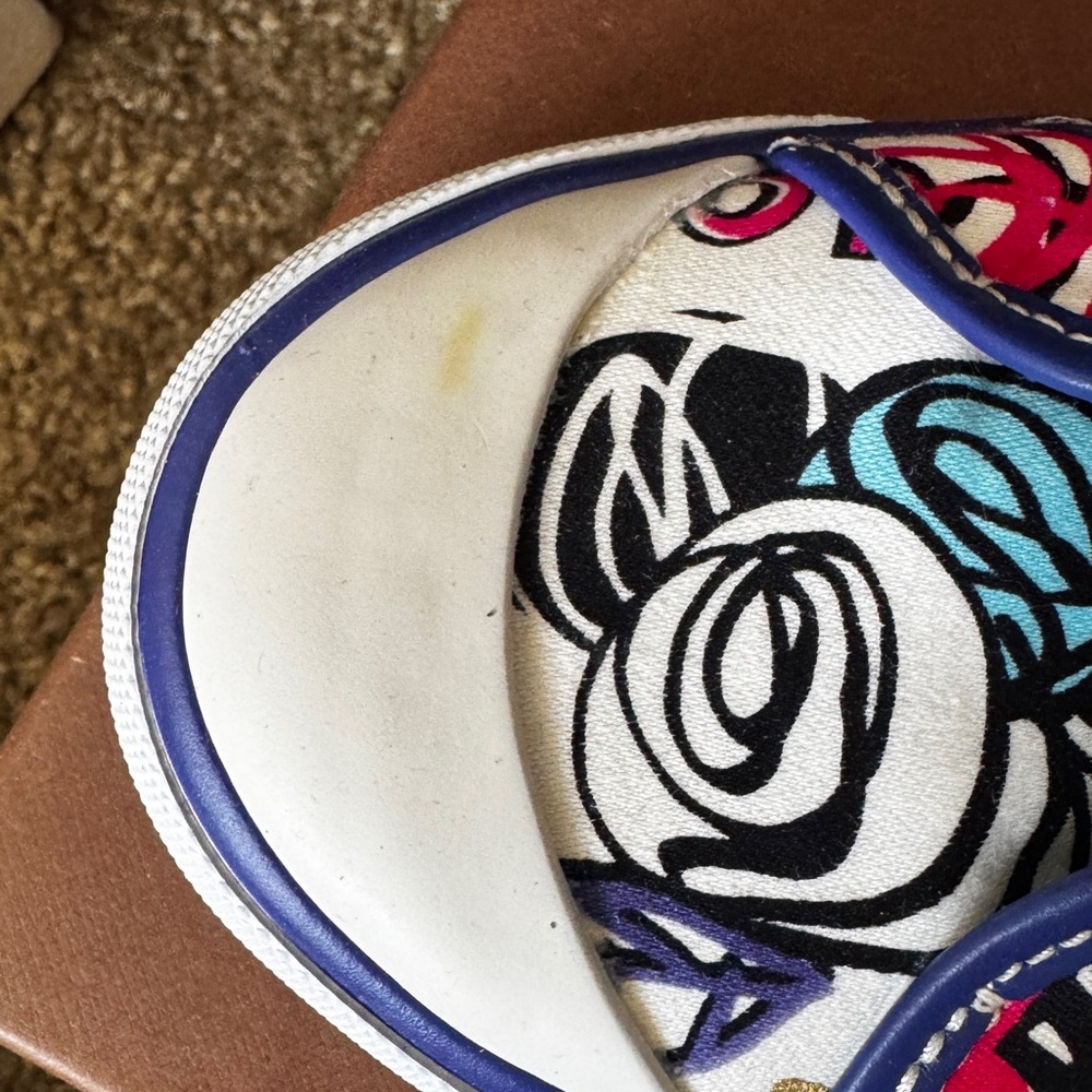 Coach barrett poppy scribble flower print Sneakers NWT - Picture 2 of 8